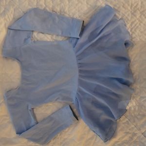 light blue ballet leotard